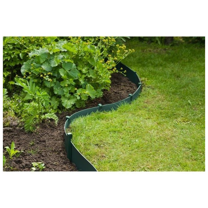 NATURE Bordure de jardin en polypropylene - Epaisseur 3 mm - H 15 cm x