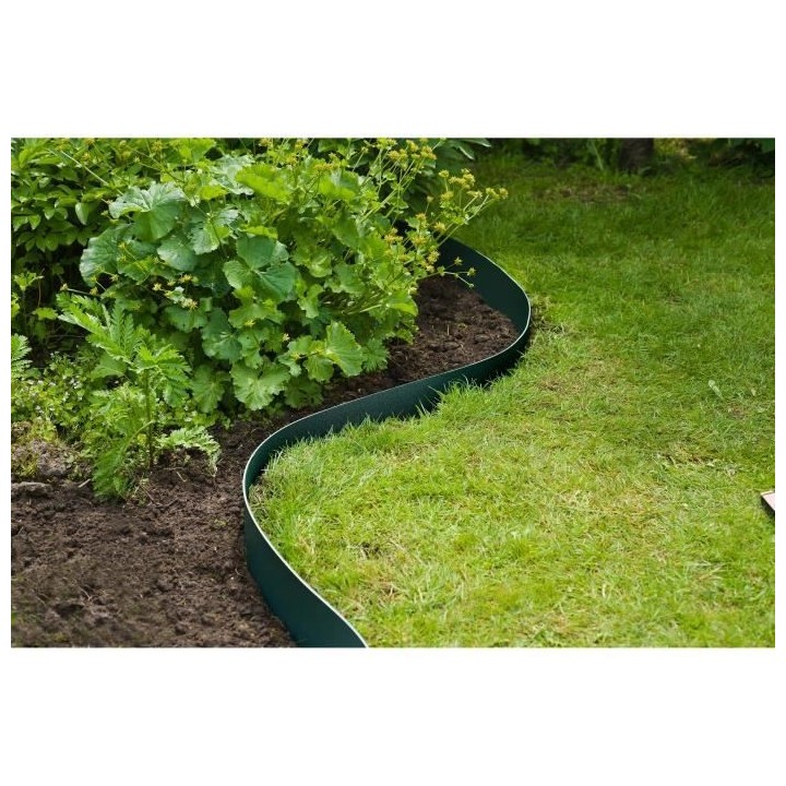 NATURE Bordure de jardin en polypropylene - Epaisseur 3 mm - H 15 cm x