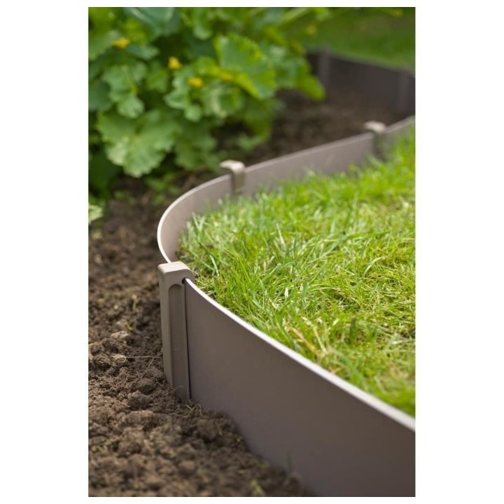 NATURE Sachet de 10 ancres pour bordure de jardin en polypropylene - H