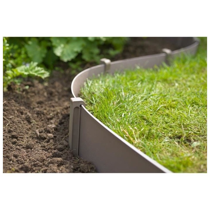 NATURE Sachet de 10 ancres pour bordure de jardin en polypropylene - H