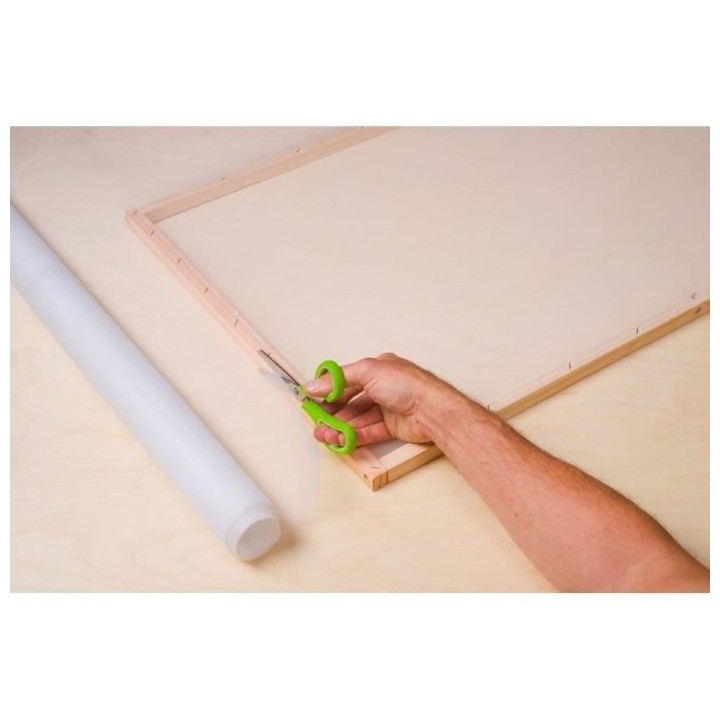 NATURE Moustiquaire en fibre de verre enduite de PVC - Blanc - Maille