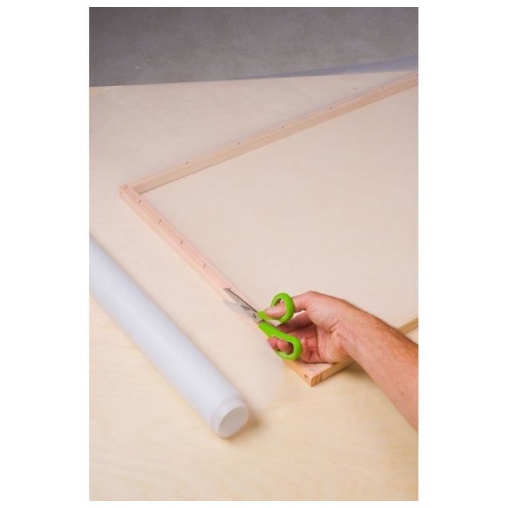 NATURE Moustiquaire en fibre de verre enduite de PVC - Blanc - Maille