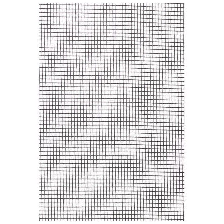 NATURE Moustiquaire en fibre de verre enduite de PVC - Gris - Maille 1
