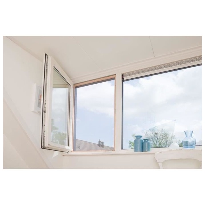 NATURE Moustiquaire aluminium - Maille 1,4 x 1,8 mm - 1 x 2 m