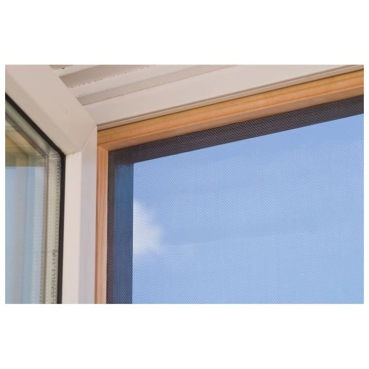 NATURE Moustiquaire aluminium - Maille 1,4 x 1,8 mm - 1 x 2 m