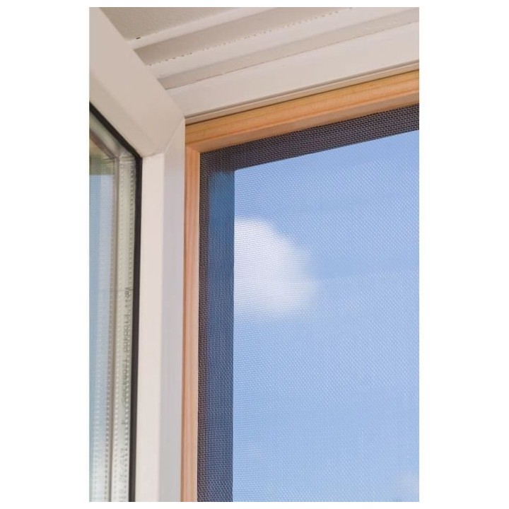 NATURE Moustiquaire aluminium - Maille 1,4 x 1,8 mm - 1 x 2 m