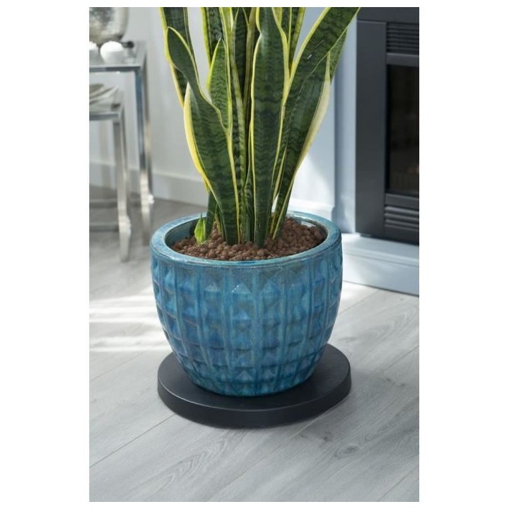 NATURE Tablette a roulettes pour plantes - Polypropylene - H4 x Ø29,2