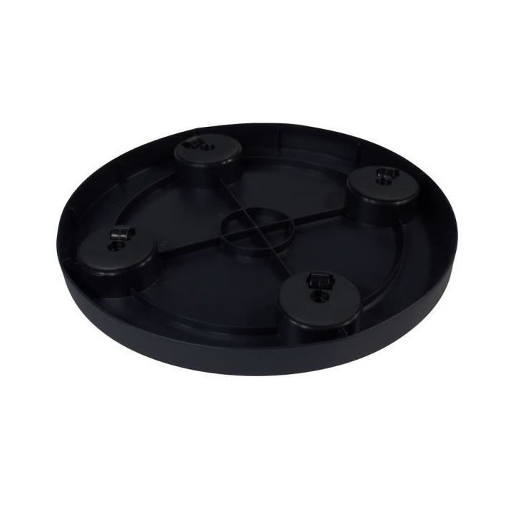 NATURE Tablette a roulettes pour plantes - Polypropylene - H4,5 x Ø39