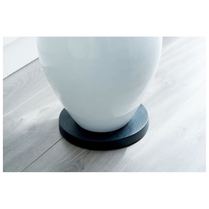 NATURE Tablette a roulettes pour plantes - Polypropylene - H4,5 x Ø39