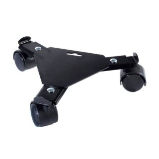 NATURE Tablette a roulettes pour plantes extensible - Métal noir - H6