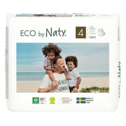 NATY - Lot de 4 paquets de Culottes d'apprentissage Taille 4 Maxi 8-15kg 88pcs