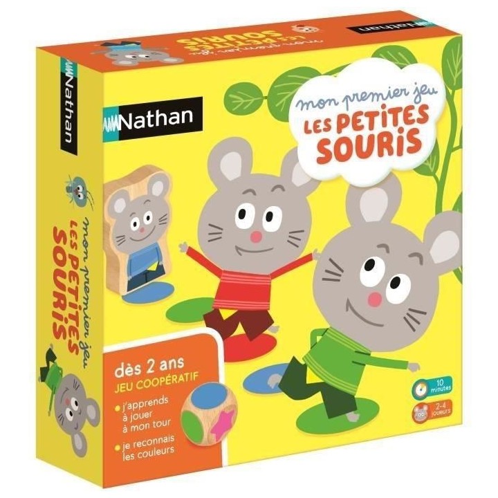 NATHAN - Mon Premier Jeu les Petites Souris - Jeu de Société