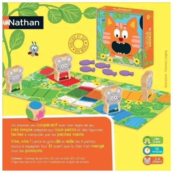 NATHAN - Mon Premier Jeu les Petites Souris - Jeu de Société