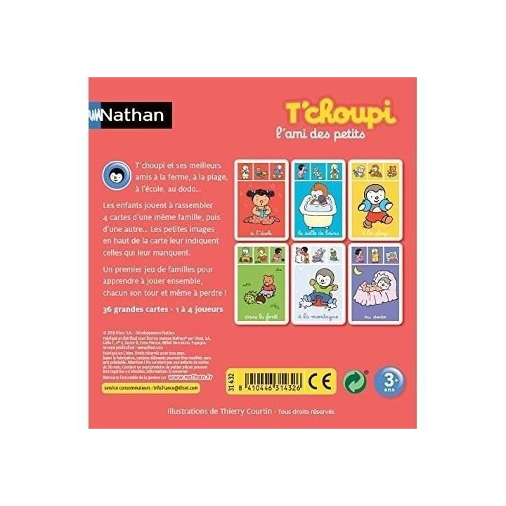 NATHAN T'choupi - Mon premier jeu de familles
