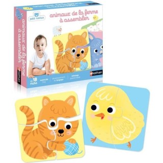 PETIT NATHAN - 4 Animaux de la Ferme a Assembler