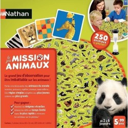 NATHAN - Mission Animaux - Jeu de Société