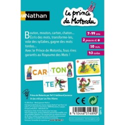 NATHAN - Le Prince de Motordu - Jeu de Cartes