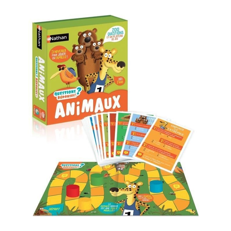 Nathan Animaux, jeu questions-réponses