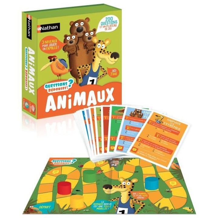 Nathan Animaux, jeu questions-réponses