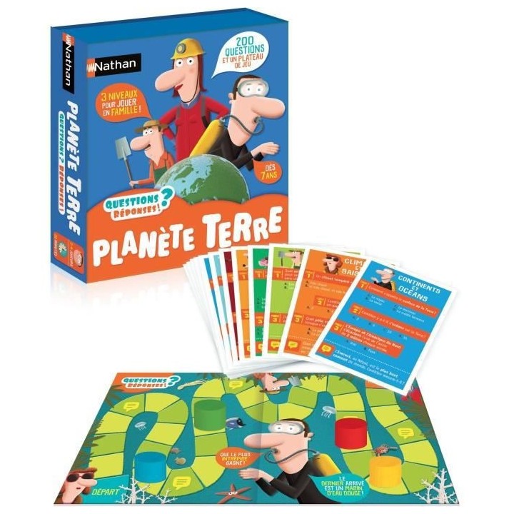 Nathan Planete terre, jeu questions-réponses