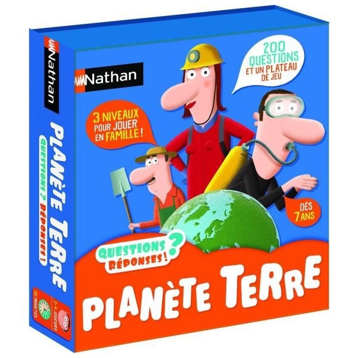 Nathan Planete terre, jeu questions-réponses
