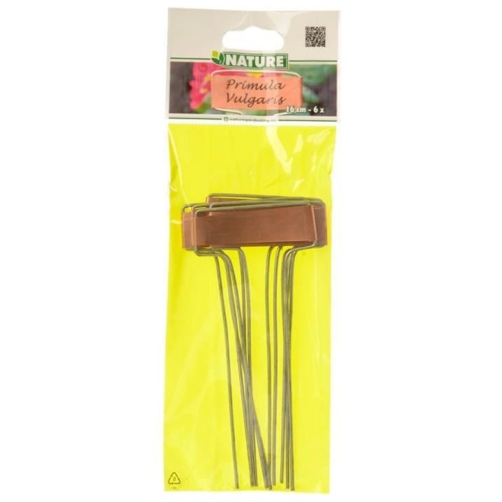 NATURE Etiquettes en T a planter en cuivre