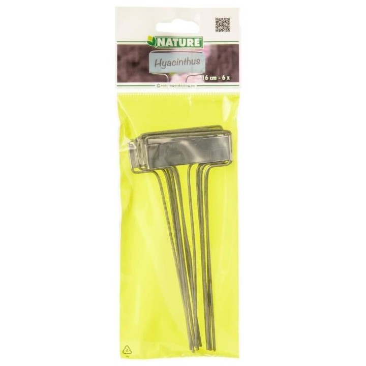 NATURE Etiquettes en T a planter en zinc