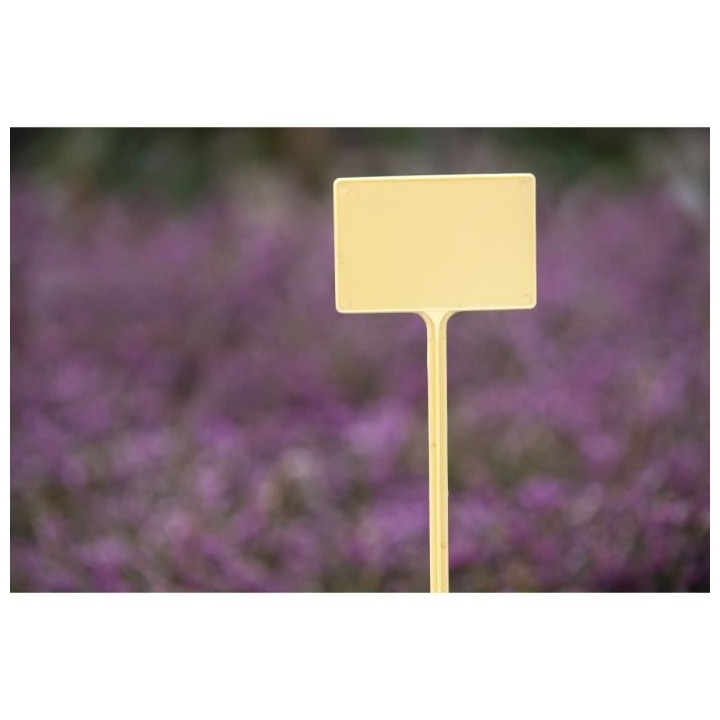 NATURE Etiquettes en T a planter en PVC 34cm - 5 Etiquettes