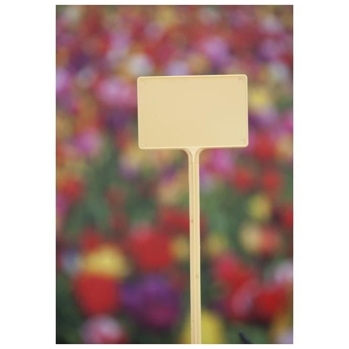 NATURE Etiquettes en T a planter en PVC 34cm - 5 Etiquettes