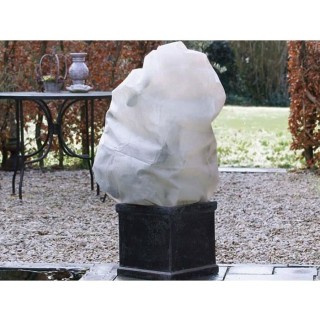 NATURE Lot de 2 housse d'hivernage 50 g/m² - Ø 75 cm x 1,50 m - Beig