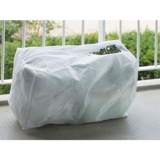 Nature Couverture d'hiver avec fermeture 3pcs Blanc 70 g/m² 35x85x25c