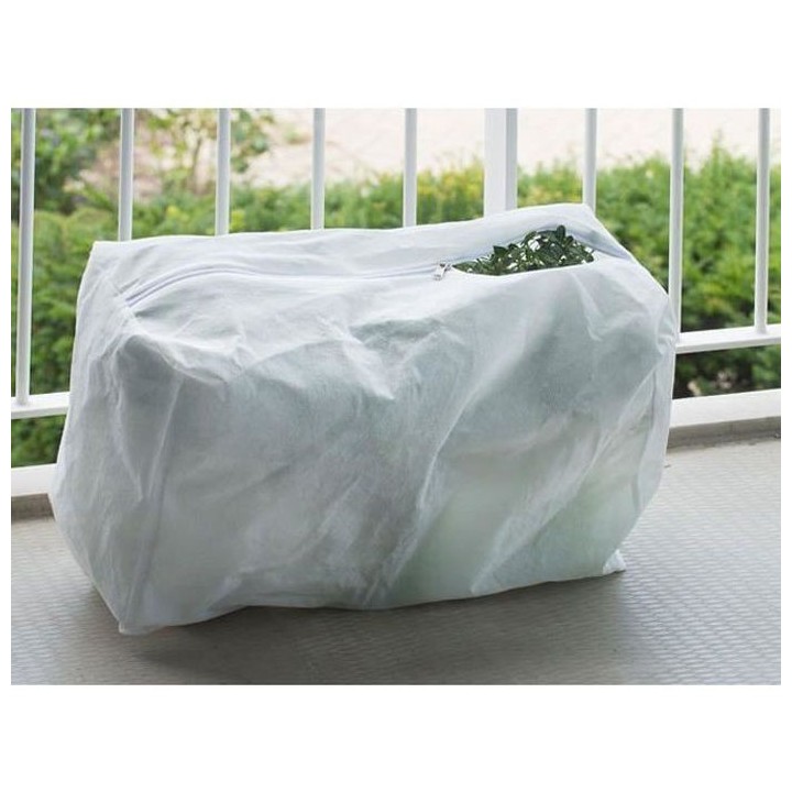 Nature Couverture d'hiver avec fermeture 3pcs Blanc 70 g/m² 35x85x25c