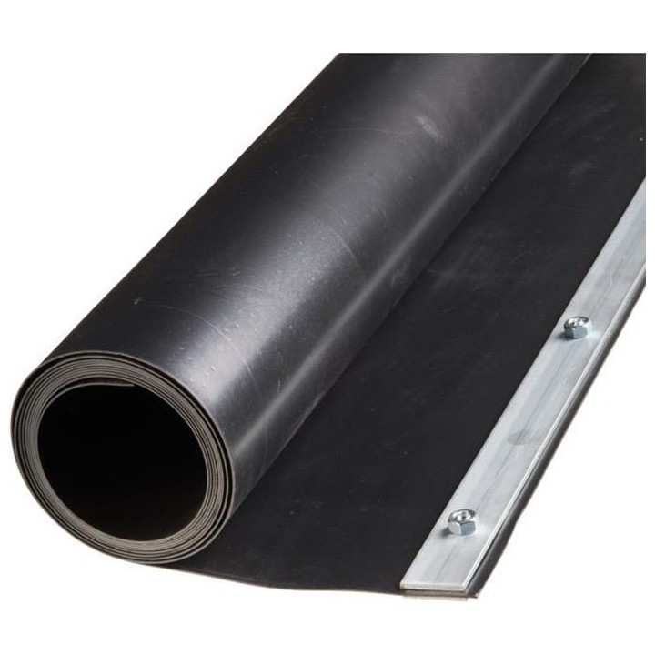Feuille de barriere de racine Nature 0,7 x 3 m HDPE Noire 6030226