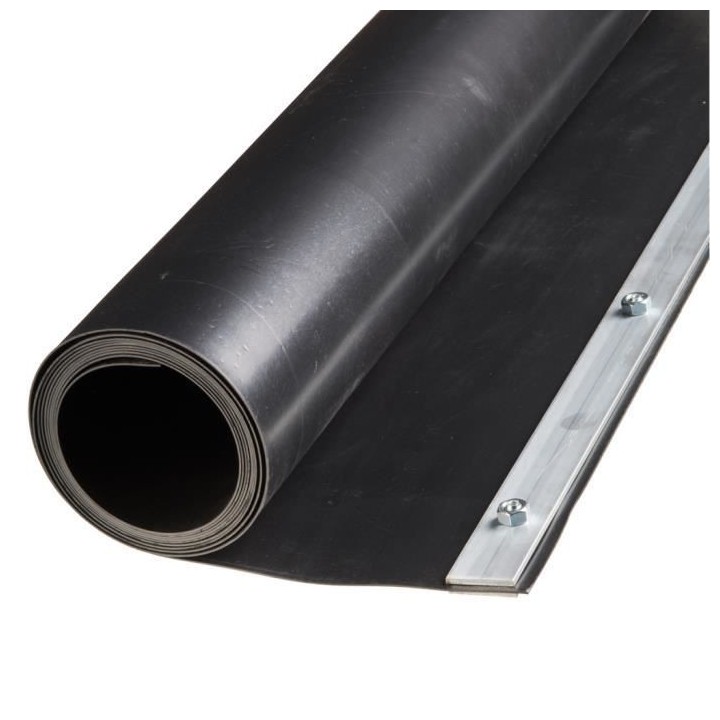 Feuille de barriere de racine Nature 0,7 x 3 m HDPE Noire 6030226