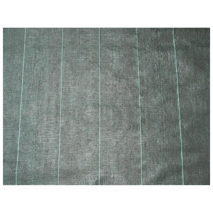 Nature Bâche de sol de contrôle des mauvaises herbes 3,3x5 m Noir