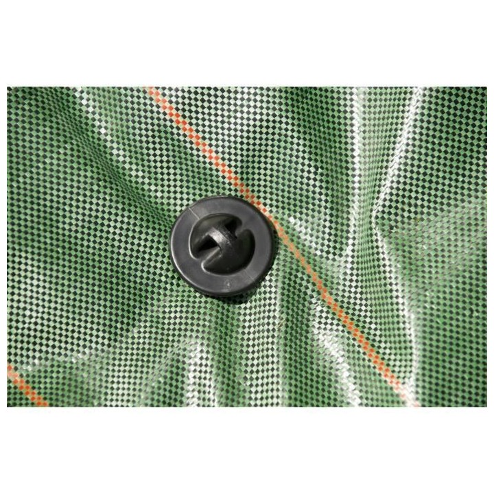 NATURE Lot de 10 encres crantée noire pour fixation film de plasticul