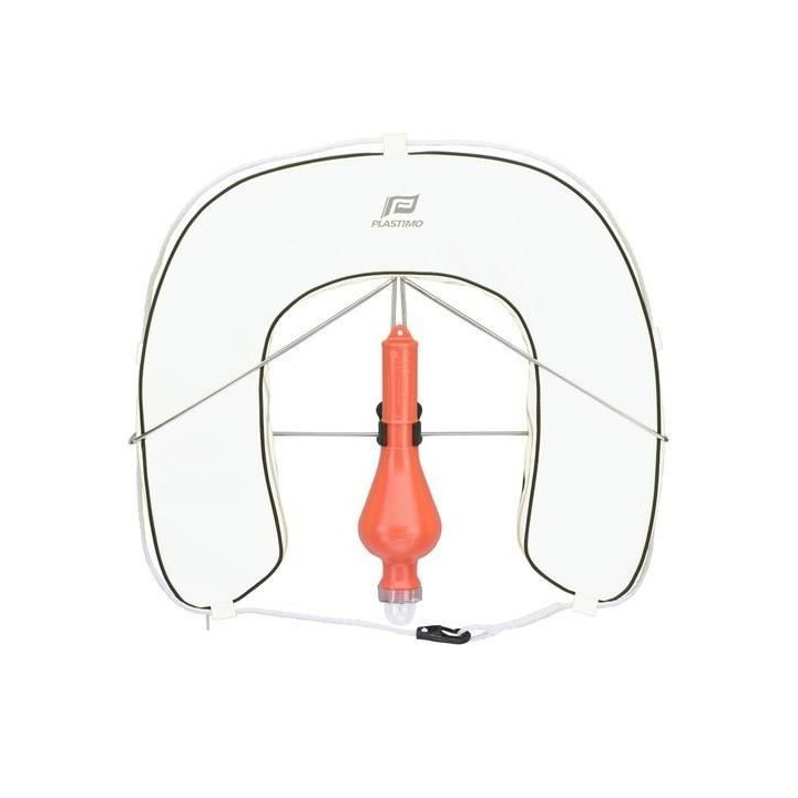 PLASTIMO Bouée Fer a Cheval Déhoussable Equipée - Blanc