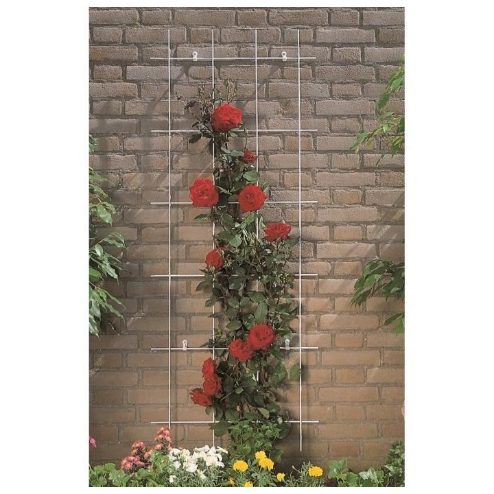 NATURE Treillis métallique rectangulaire en acier galvanisé 42,5xH14