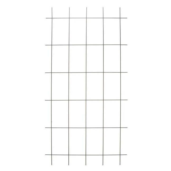 NATURE Treillis métallique en acier galvanisé plastifié vert - H145