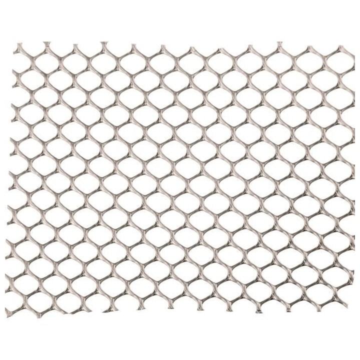 NATURE Grillage pour parterre - HDPE gris - Maille hexagonale 5 mm - 0
