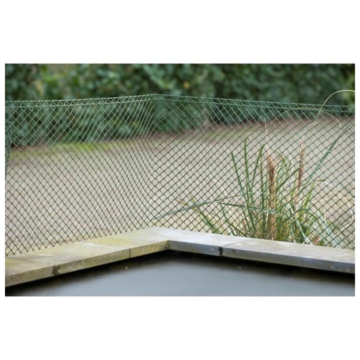 NATURE Grillage pour parterre - HDPE gris - Maille hexagonale 5 mm - 0