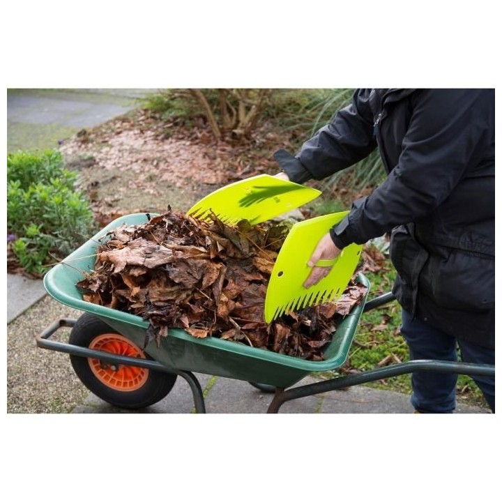 NATURE Lot de 2 ramasse-feuilles et débris de jardin en plastique - 3