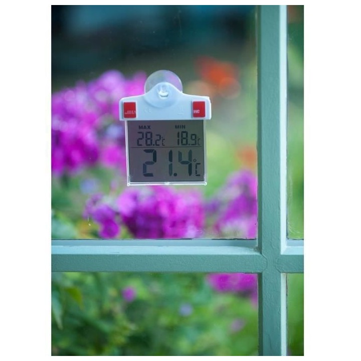 Nature Thermometre numérique de fenetre 13 x 10 x 3 cm