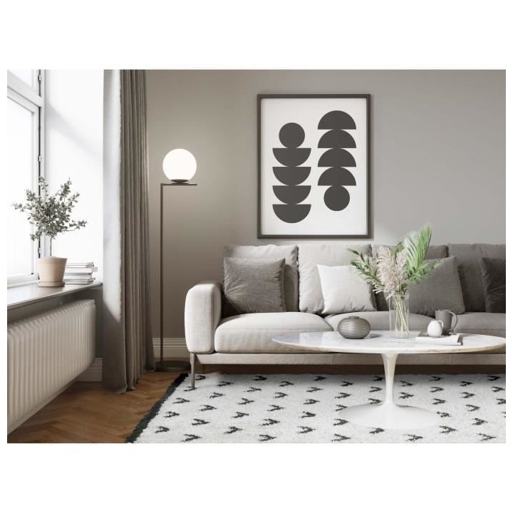 NAZAR Tapis de salon Shaggy longues meches style Berbere LAMIA - 120 x