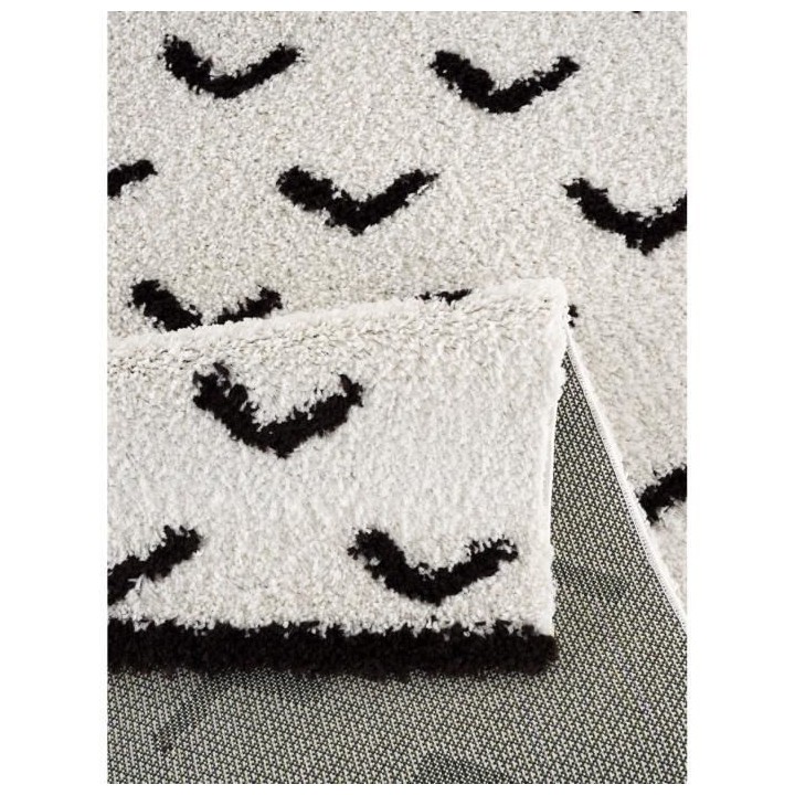 NAZAR Tapis de salon Shaggy longues meches style Berbere LAMIA - 120 x