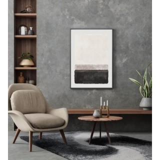 Tapis Moderne poils longs - Gris et Anthracite - 100% polypropylene -