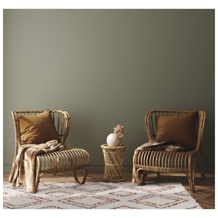 NAZAR Tapis de salon Shaggy longues meches style Berbere LOSA- 120 x 1