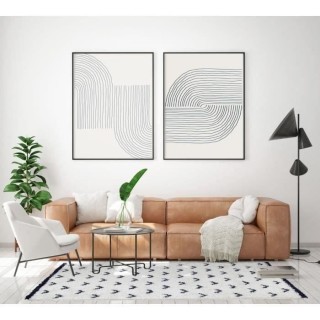 NAZAR Tapis de salon Shaggy longues meches style Berbere LAMIA - 120 x