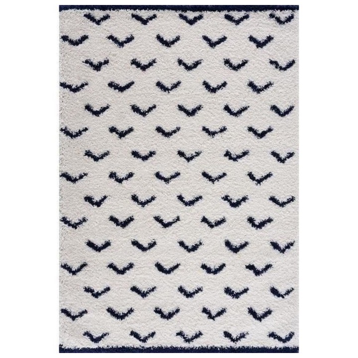 NAZAR Tapis de salon Shaggy longues meches style Berbere LAMIA - 120 x