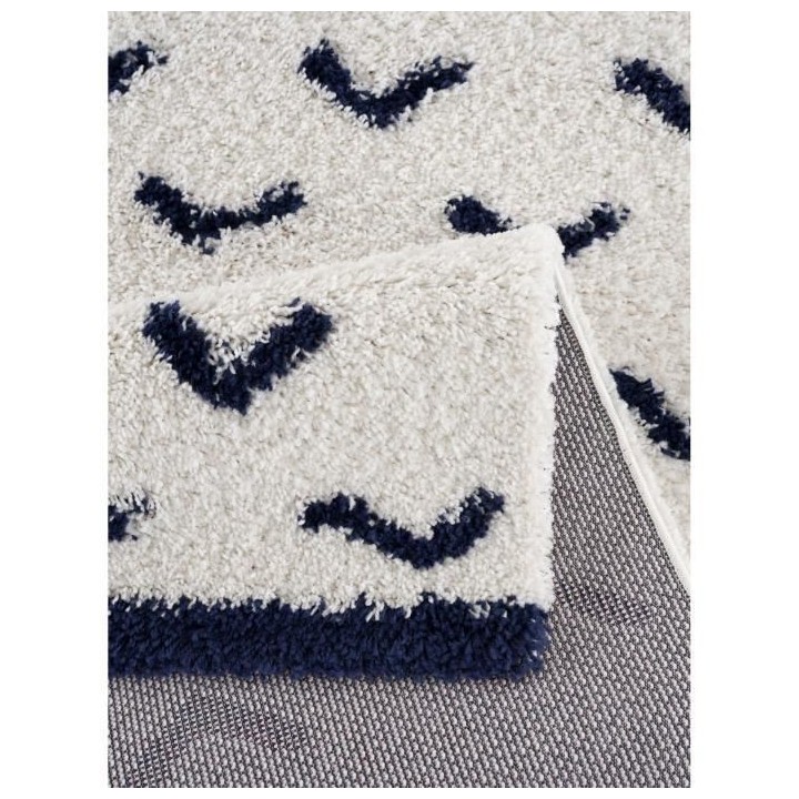 NAZAR Tapis de salon Shaggy longues meches style Berbere LAMIA - 120 x